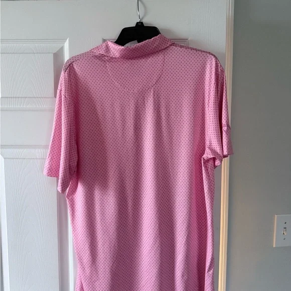 Callaway Men's Light Pink Polo Shirt - Picture 3 of 4
